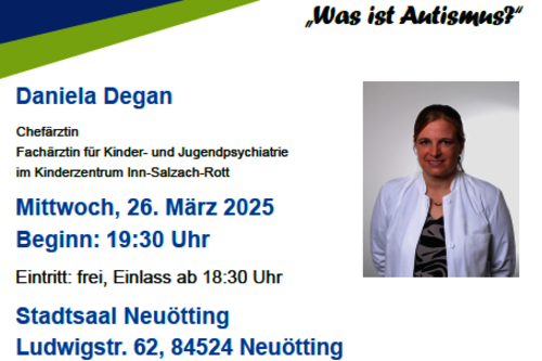 Vortrag zum Thema Autismus