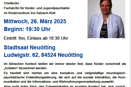 Vortrag zum Thema Autismus