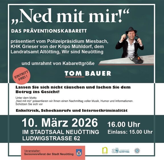 "Ned mit mir" - Das Präventionskabarett "Ned mit mir" - Das Präventionskabarett