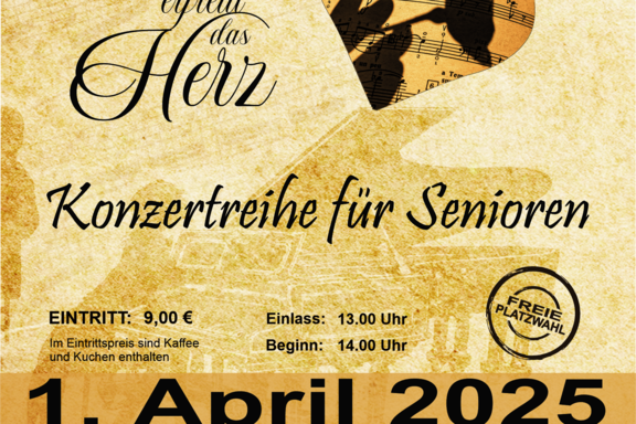 Musik erfreut das Herz - Konzertreihe für Senioren