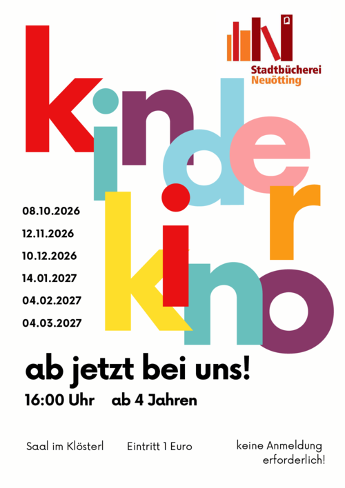 Kinderkino in der Bücherei Neuötting