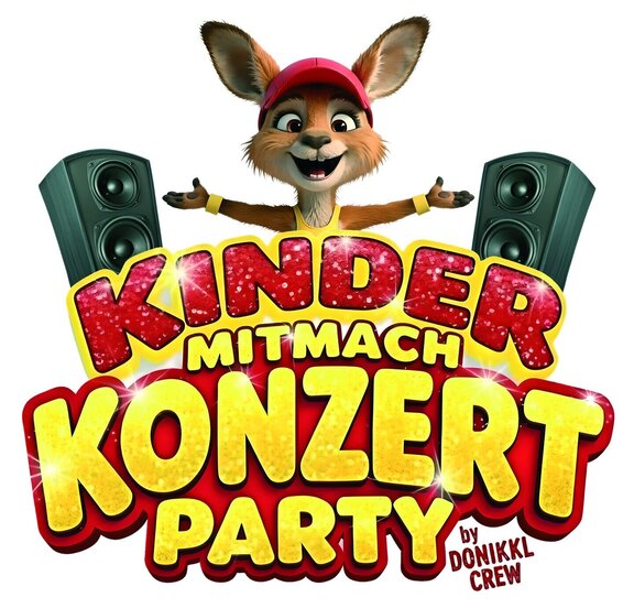 Logo Kinder Mitmach Konzert Party - mit Känguru