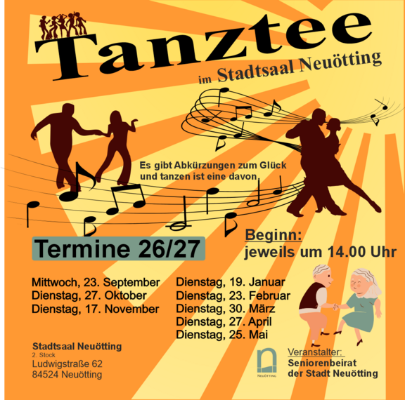 Tanztee im Stadtsaal Neuötting